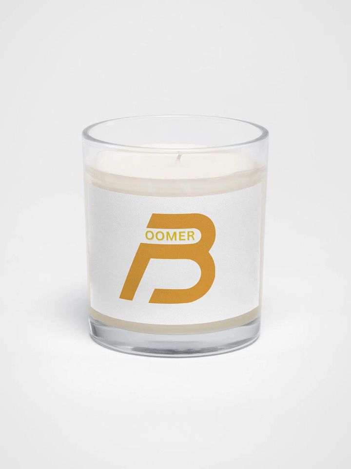 Boomer Soy Wax Candle- mustard logo product image (1)