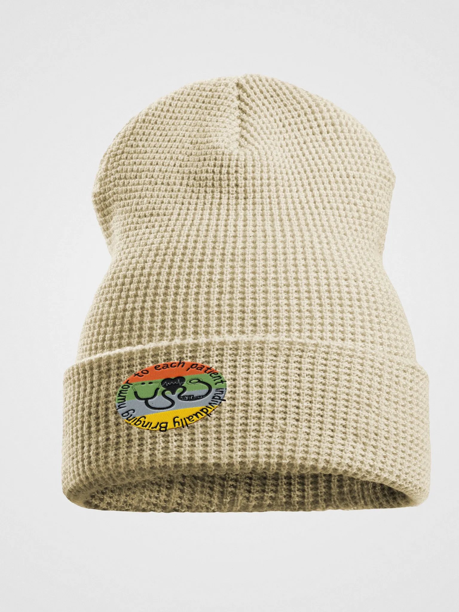 Bringing humor to each patient individually Waffle Beanie product image (2)