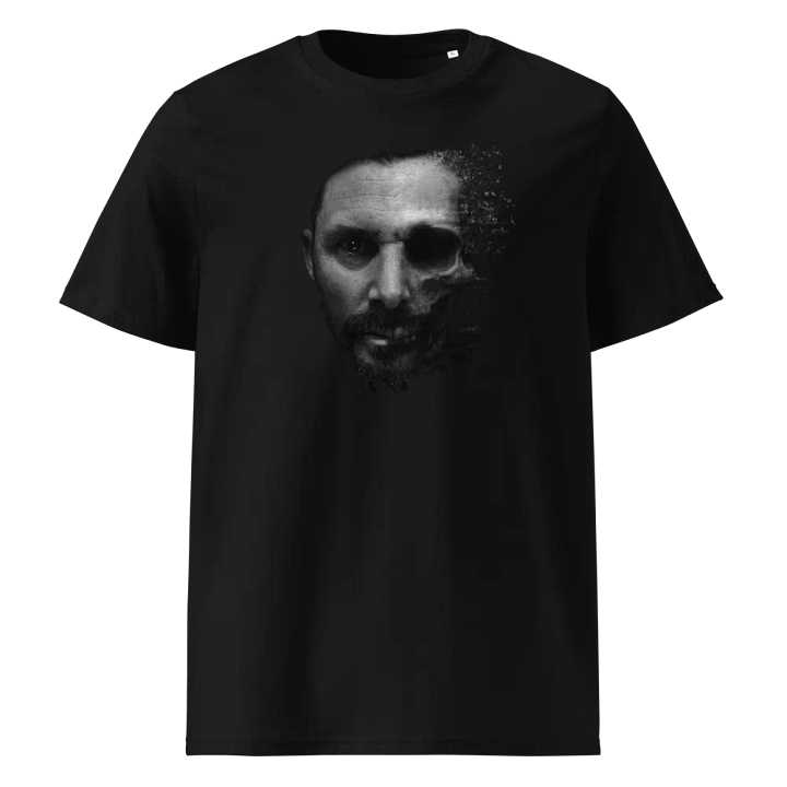 Caspersight Skull Face Ethereal Duality Organic Tee product image (1)