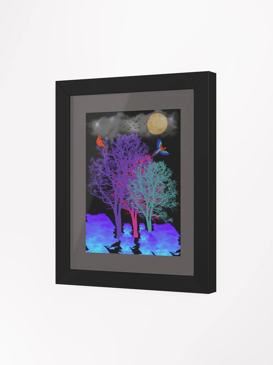 Surreal Moonlit Reflections Framed Poster product image (9)