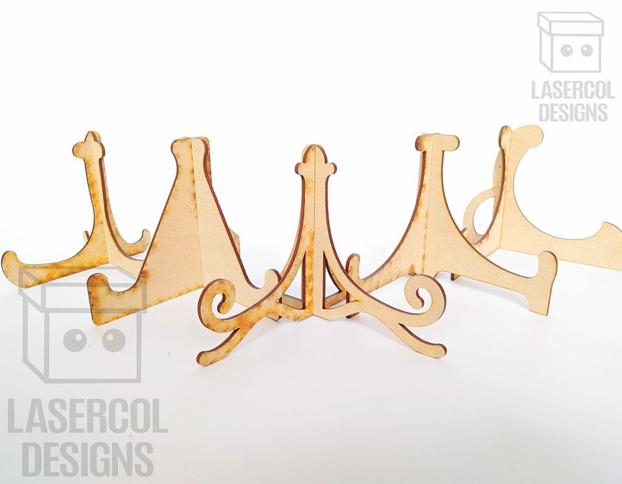 Easel Plate Stand Set 2 - Laser Cut Files product image (8)