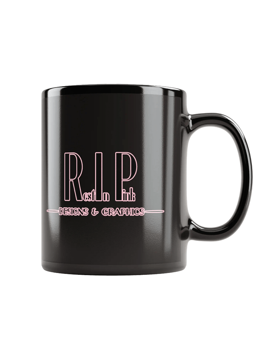 RIP Minimalist Logo - Black Ceramic Mug product image (1)