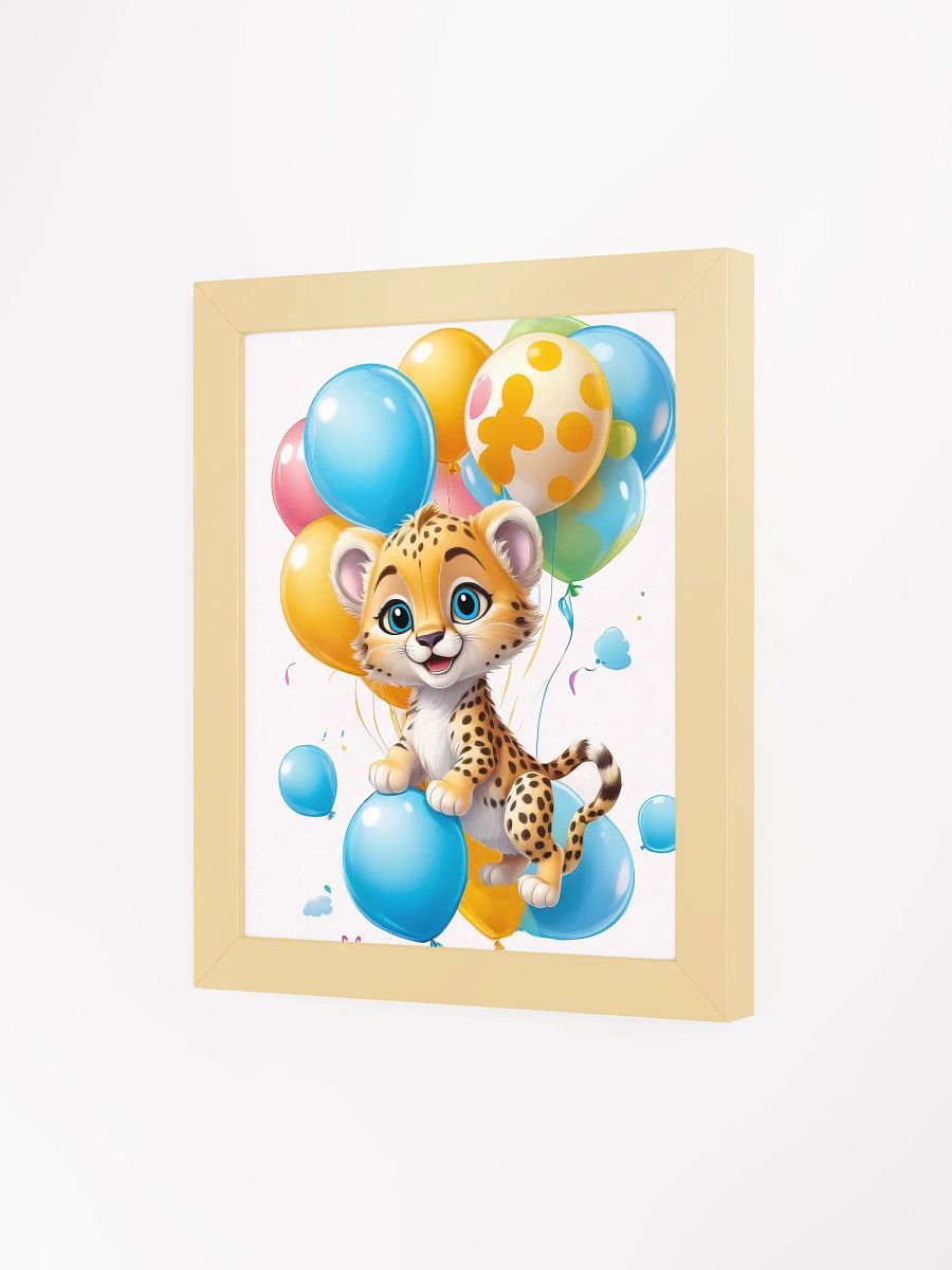 Cheetah Cub - Nursery Wall Art - Framed product image (2)