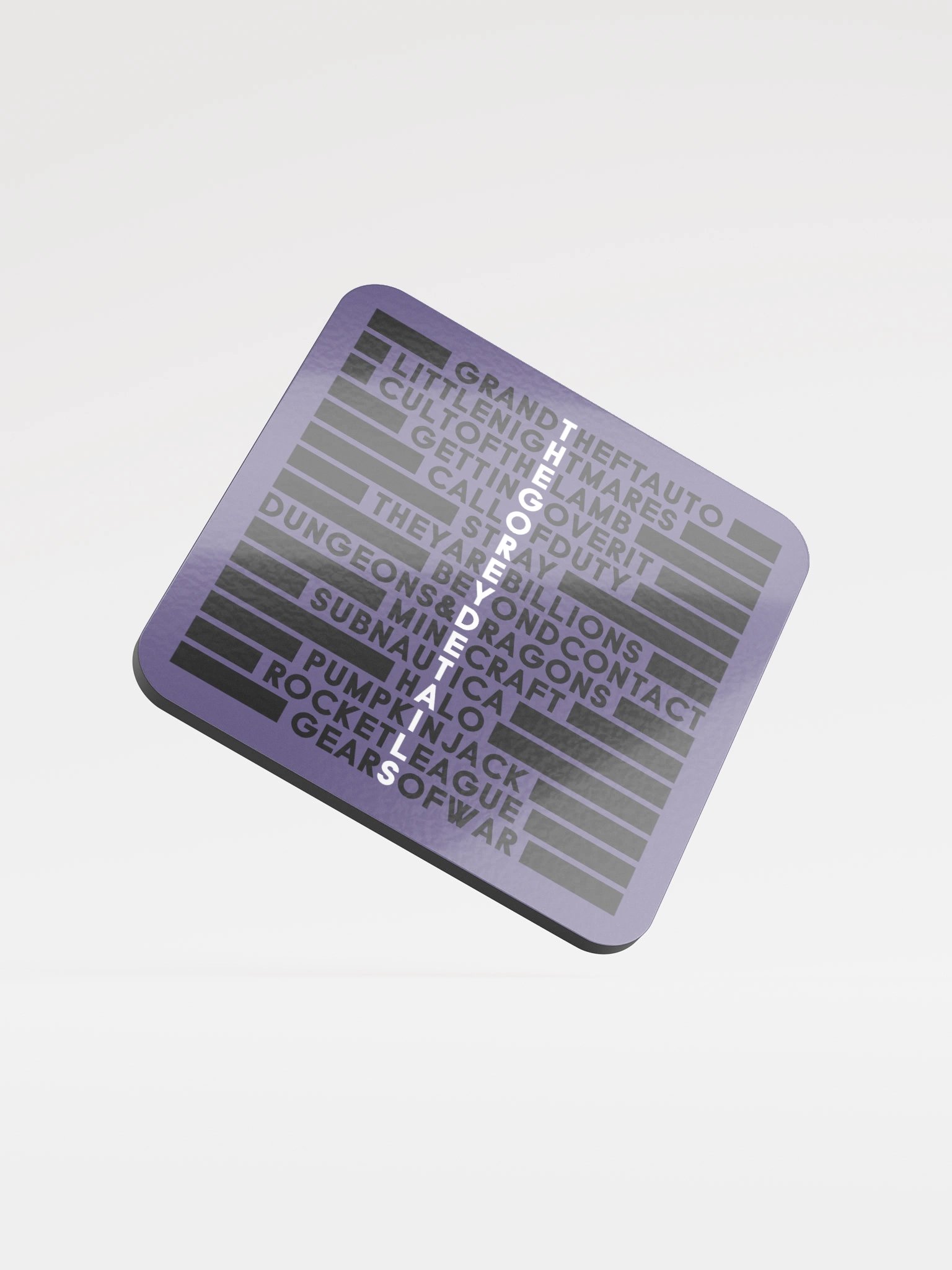 Variety is the Spice of Life - Glossed Cork Coaster product image (1)