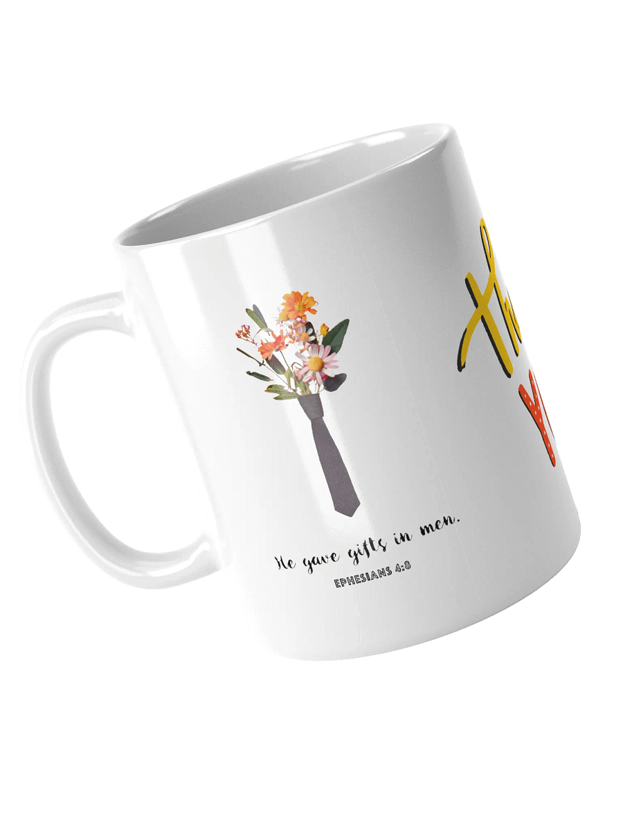"He Gave Gifts in Men" | Ephesians 4:8 | Thank You Vibrant Thank You Bouquet Mug product image (4)