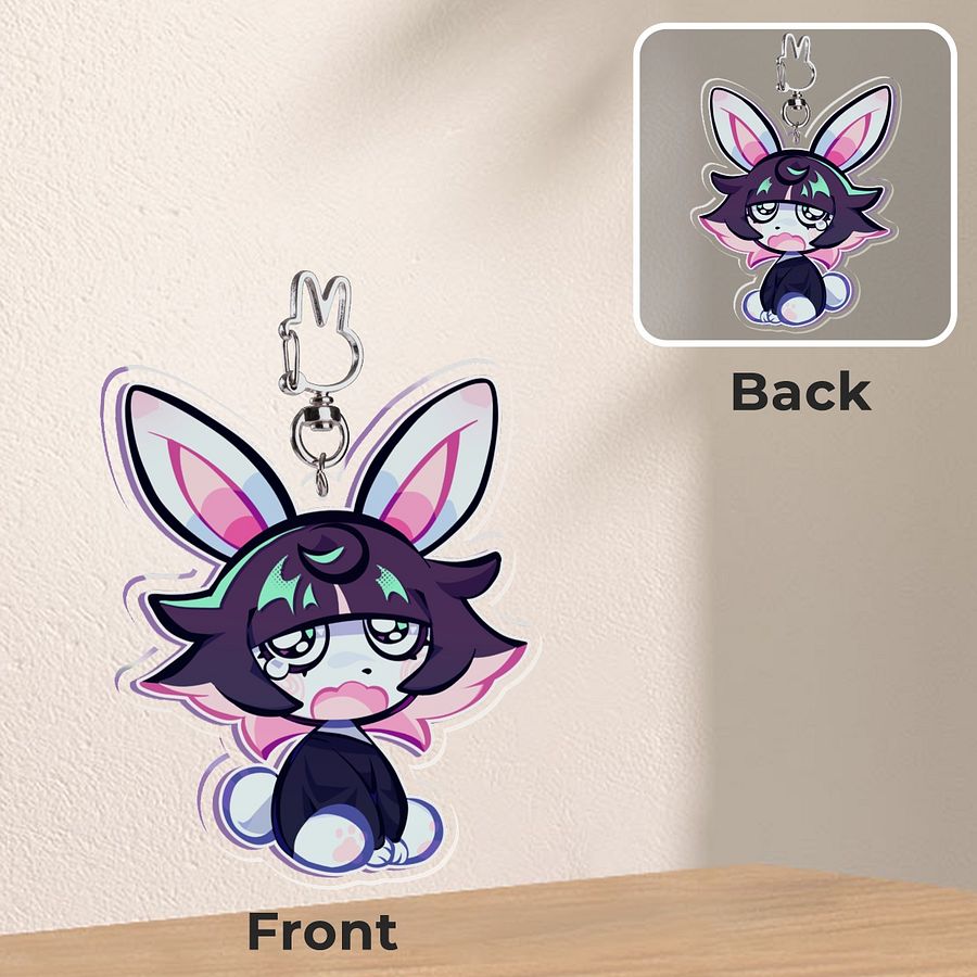 Delulu Sitting Keychain product image (2)