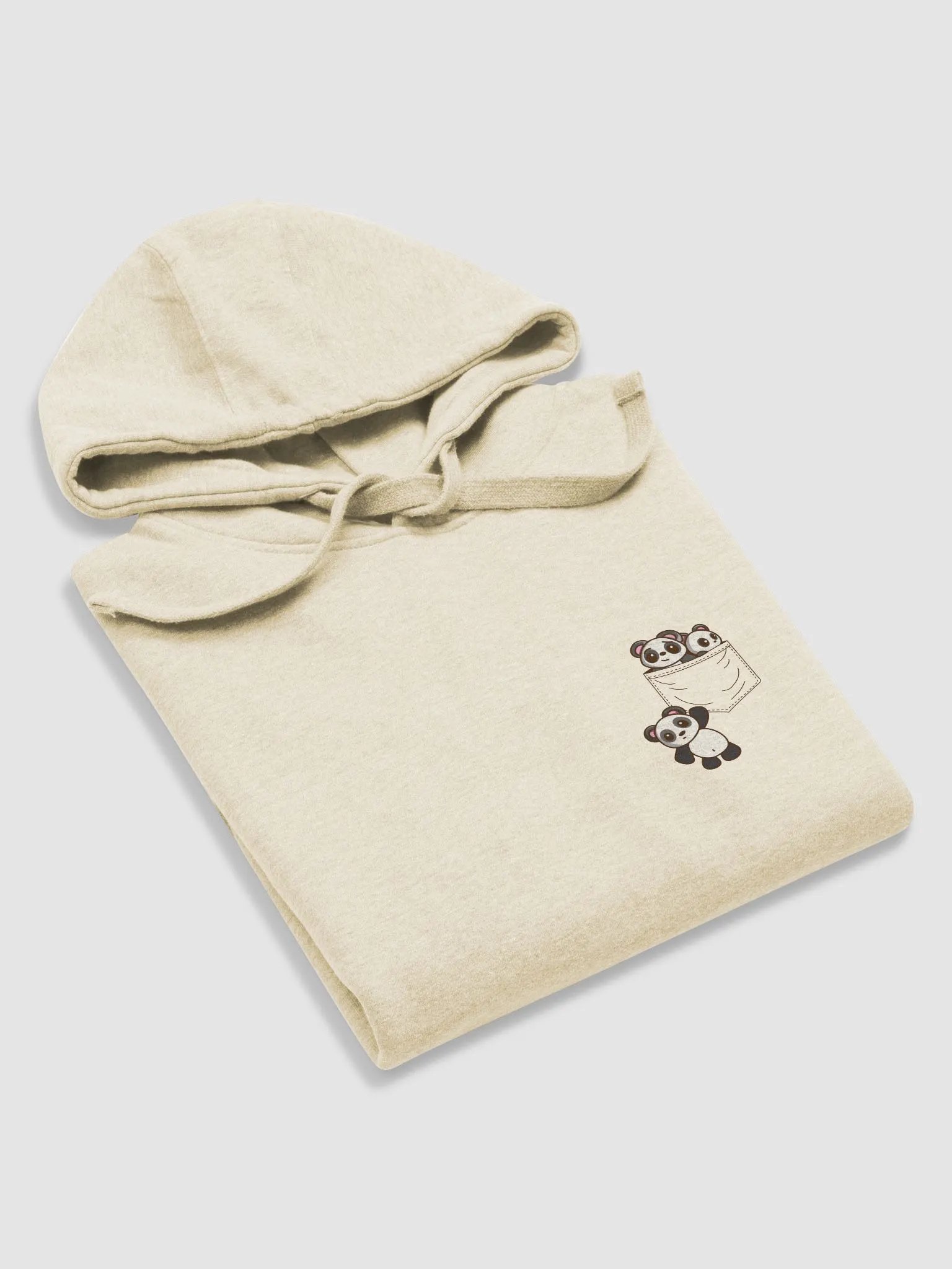 Pocket Of Pandas Cotton Premium Hoodie product image (4)