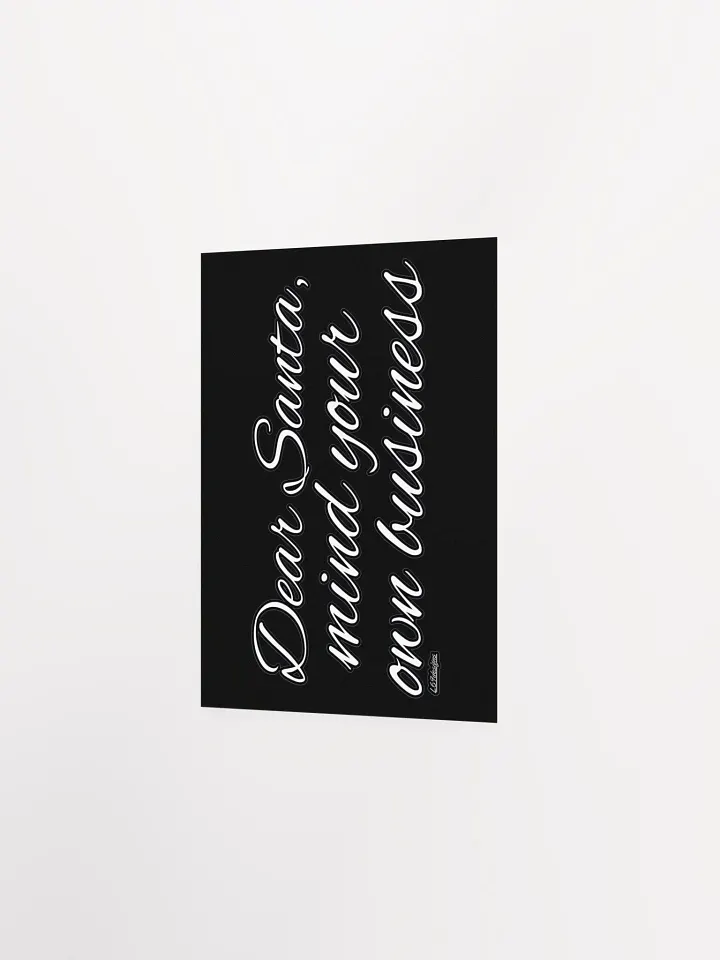 DEAR SANTA, MIND YOUR OWN BUSINESS product image (2)