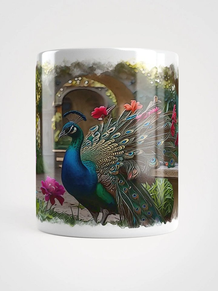 Green peacock Peacock Paradise Mug product image (9)
