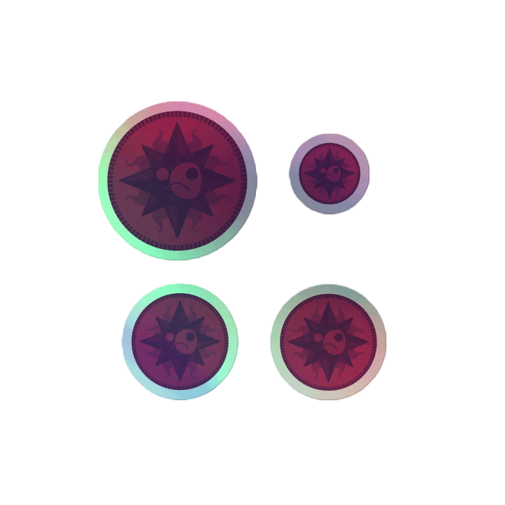 Coin of Temptation [Dark] - Holo Sticker Sheet product image (2)