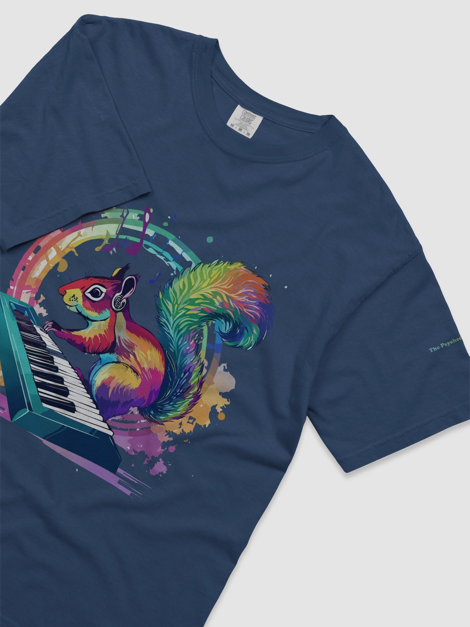 The Psychedelic Squirrel T-Shirt Keyboard 2 product image (3)