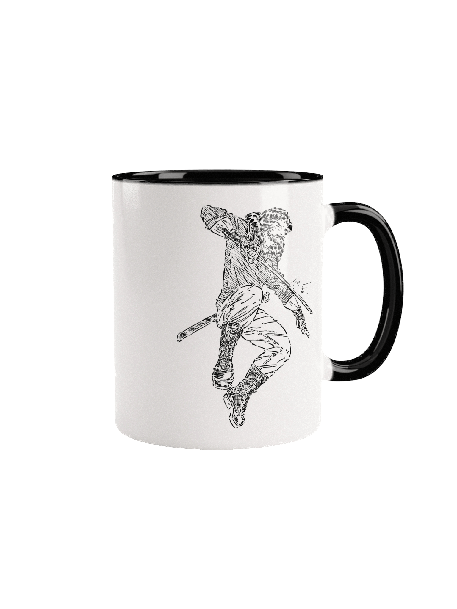 MEIFUMADO | Daisuke | Black & White Mug product image (1)