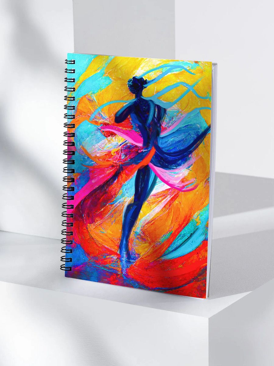 Maelstrom - Abstract Ballet Dancer Spiral Notebook product image (4)