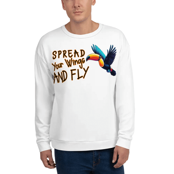 Spread your Wings and Fly All-Over Print Sweatshirt product image (2)