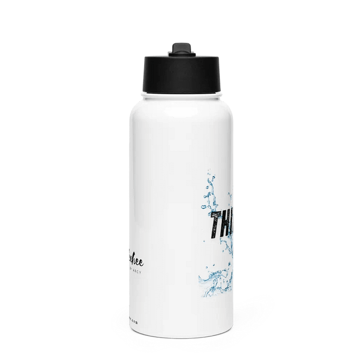 Thirsty AF Stainless Steel Water Bottle with a Straw Lid product image (2)