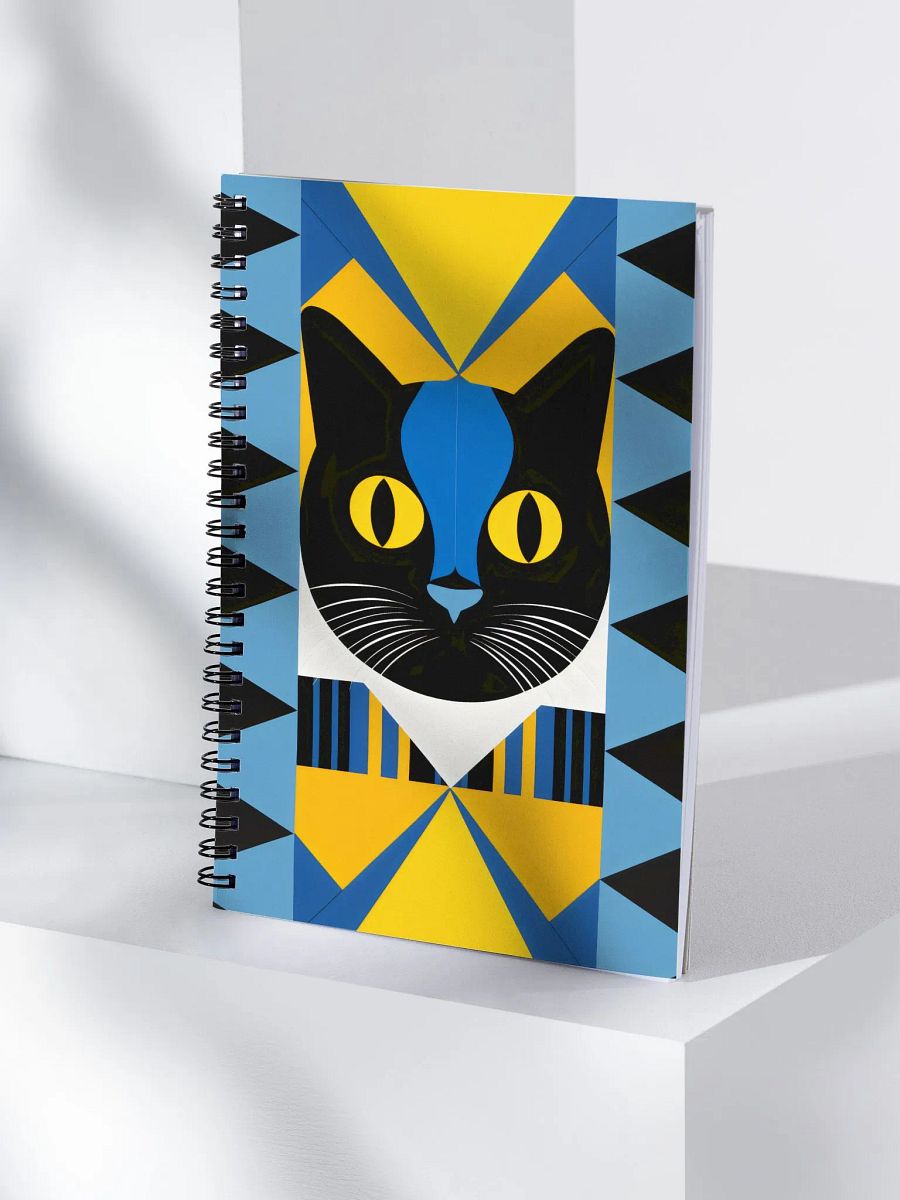 Geometric Cat Dreams Spiral Notebook product image (4)