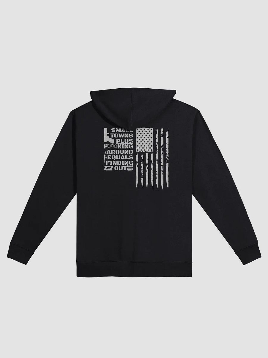 Small Towns + FA = FO Zip Up Hoodie product image (3)