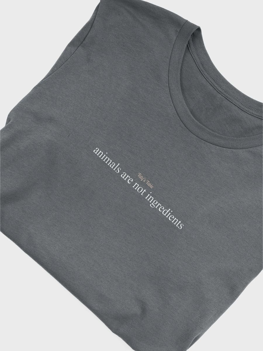 Animals Are Not Ingredients Minimalist Tee product image (1)