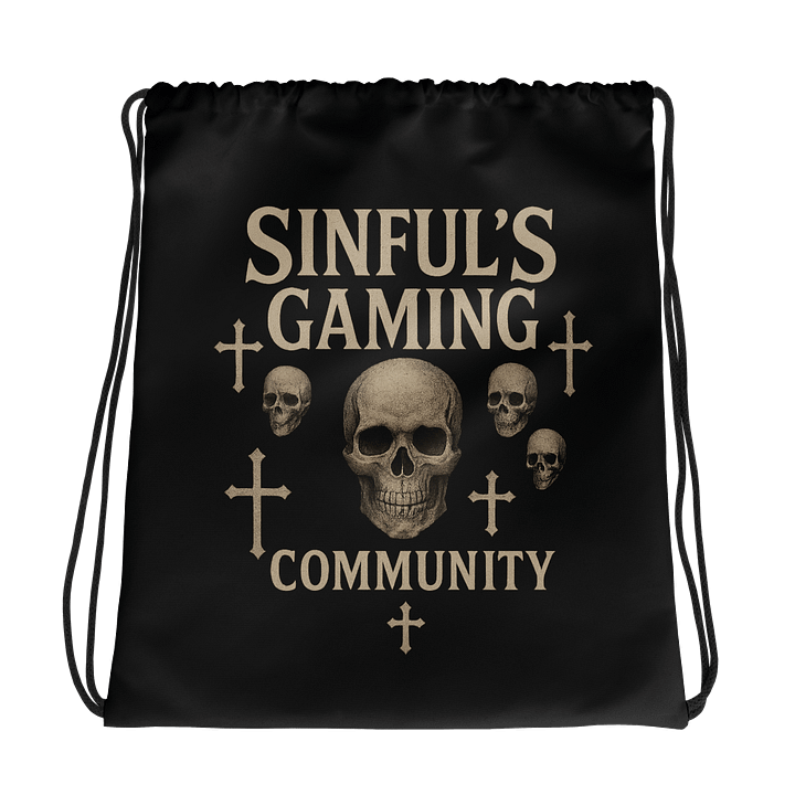 Sinful's Gaming Drawstring Bag product image (1)