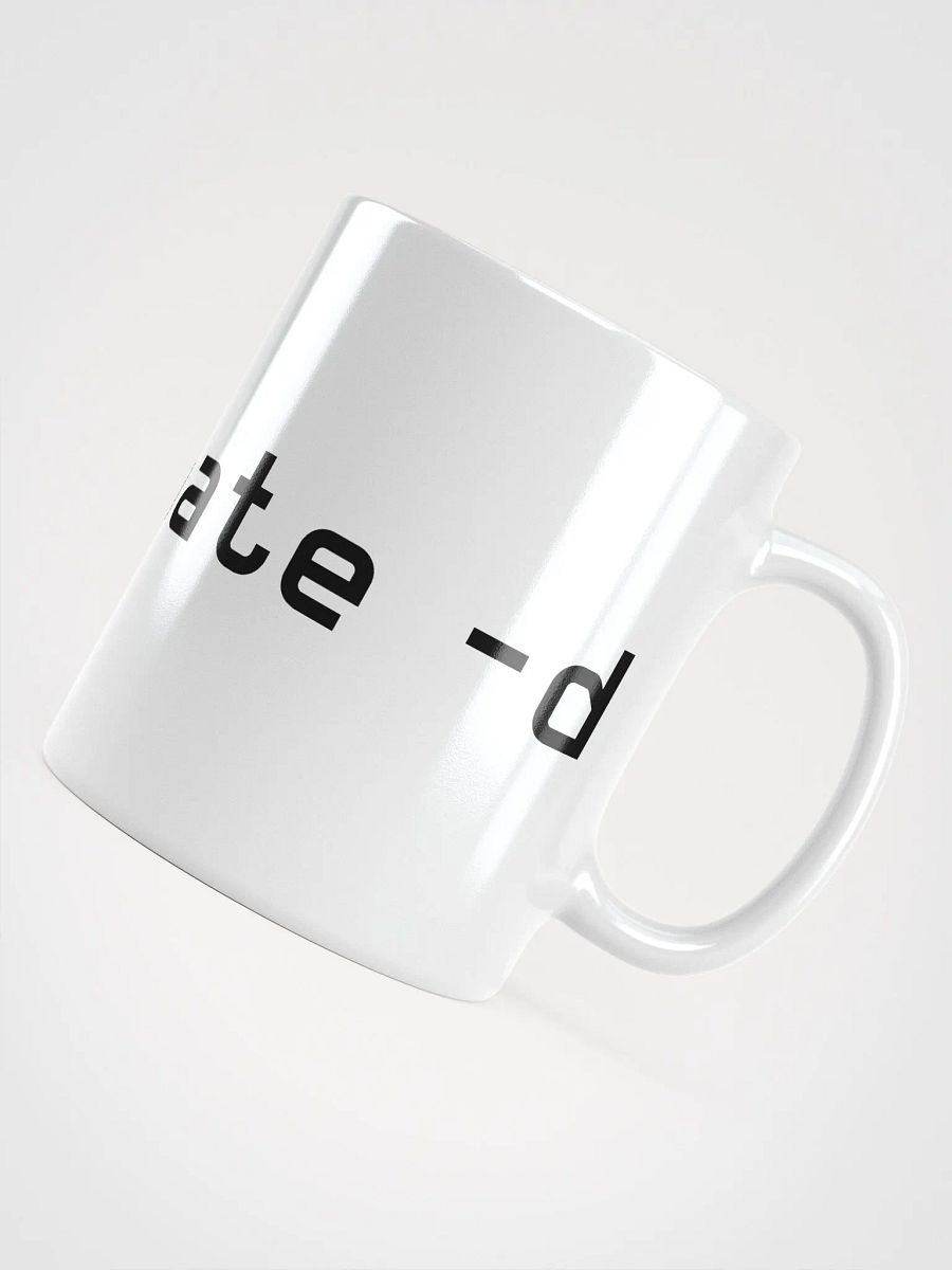 caffeinate -d mug - 100% ceramic product image (4)