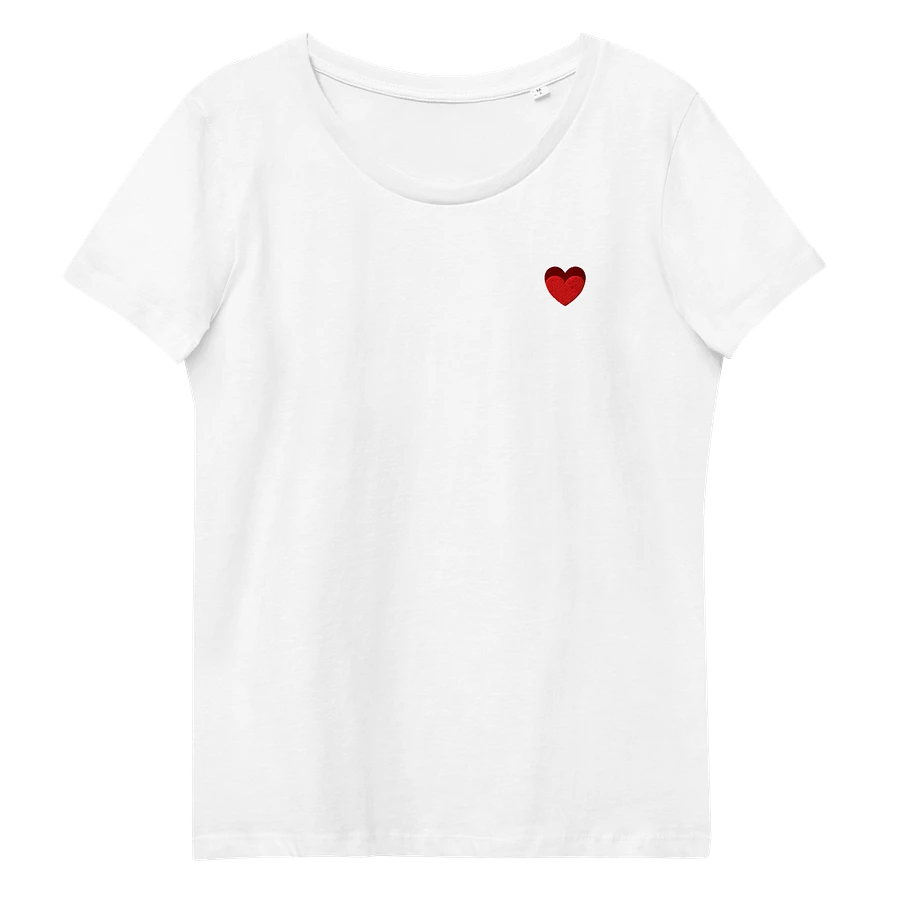 I ♥ Bella Embroidered Women's Fitted Eco Tee product image (1)