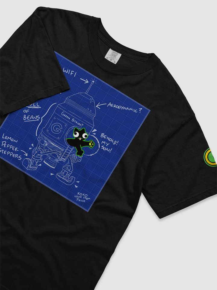 Tshirt - DerpCat II Rocket Blueprint product image (1)