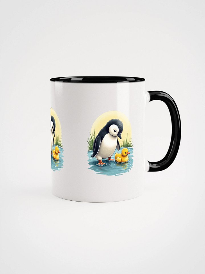 Peaceful Penguin and Duckling Ceramic Mug product image (2)