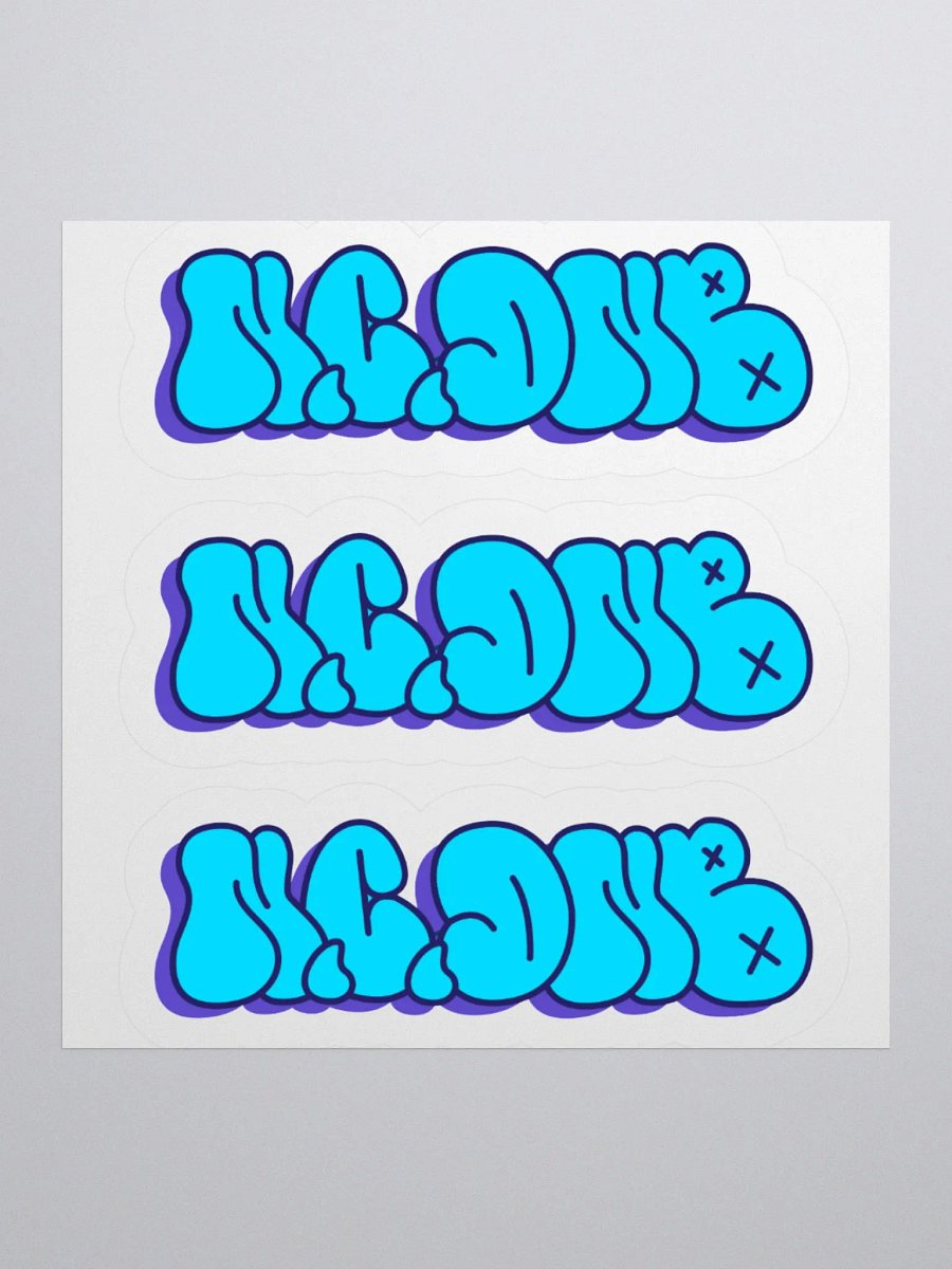 Graffiti Glam Kiss Cut Stickers product image (1)