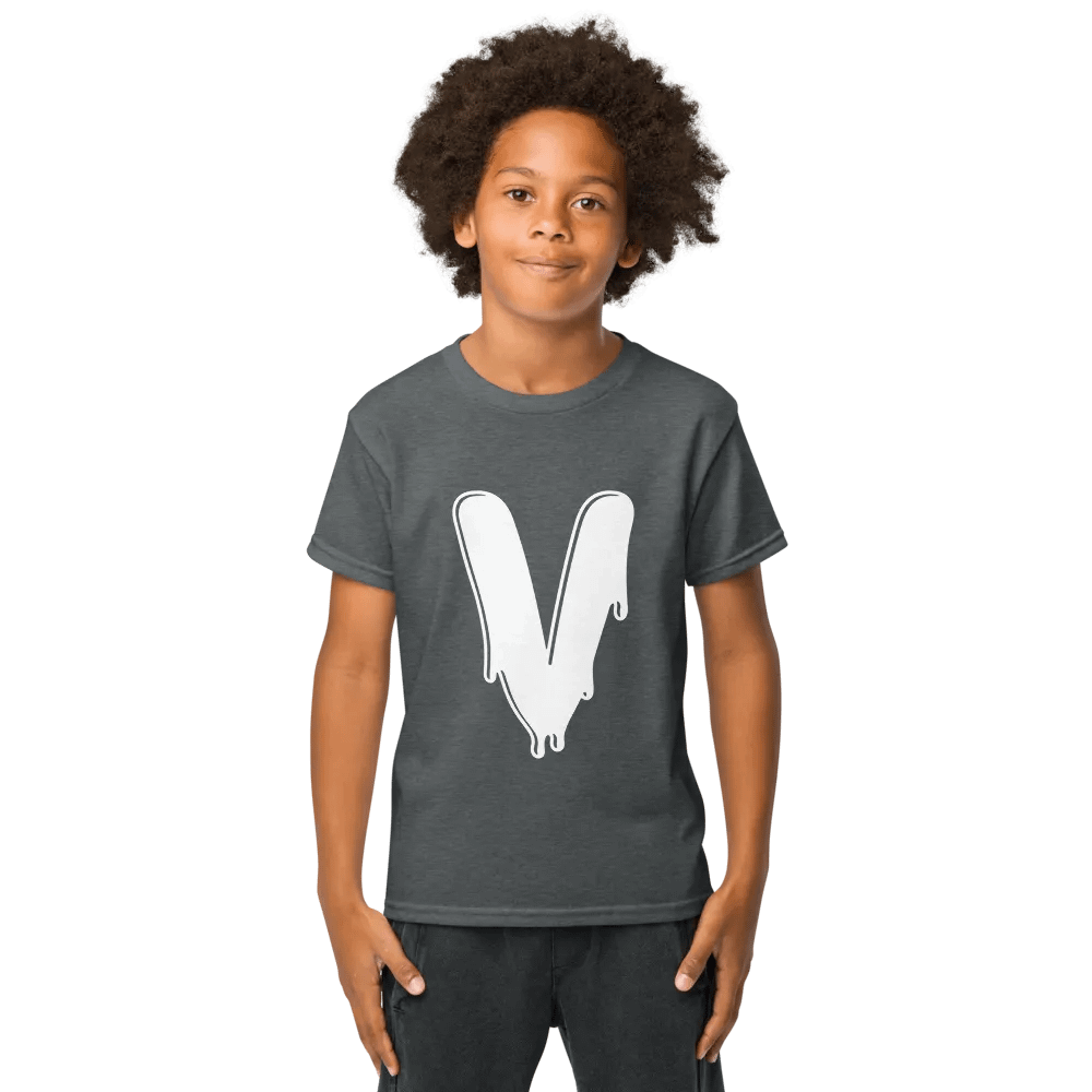 Melting Alphabet | Letter V | Youth Sports Tee product image (17)