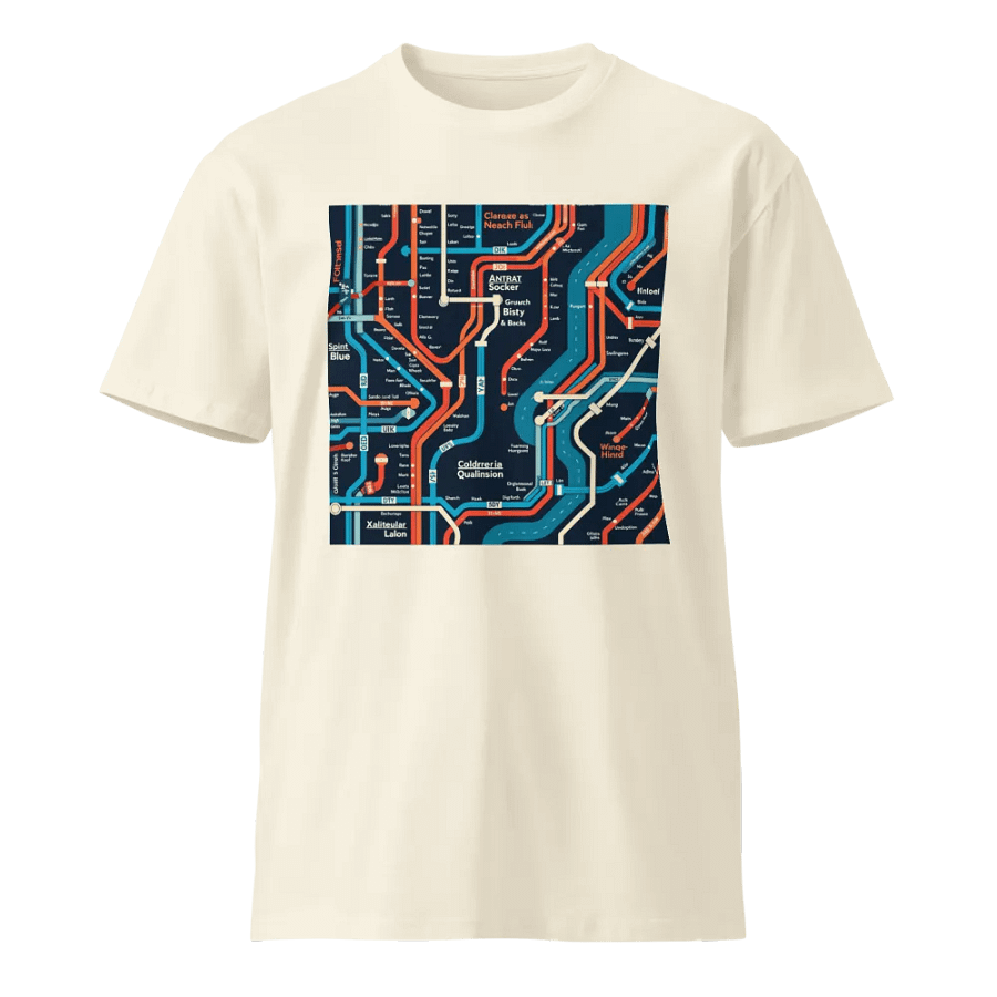 Urban Transit Map Unisex T-Shirt product image (1)