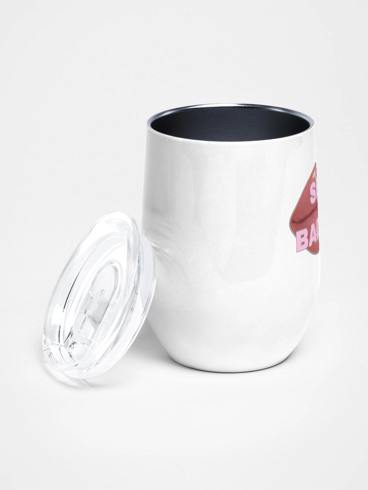 Glossy SexyBaddies Lips Wine Tumbler product image (2)