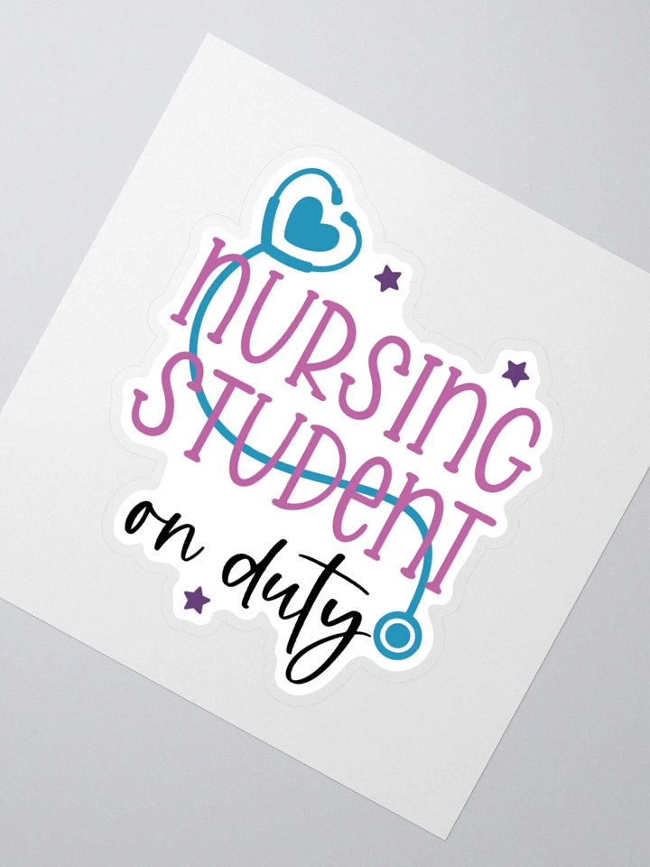 Nursing Student on Duty Sticker product image (5)