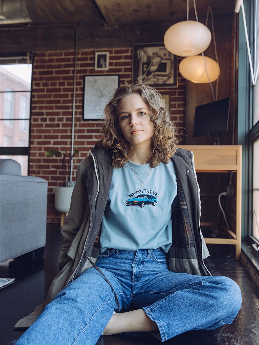Embroidered Hard Drive Shirt (Agave) product image (6)