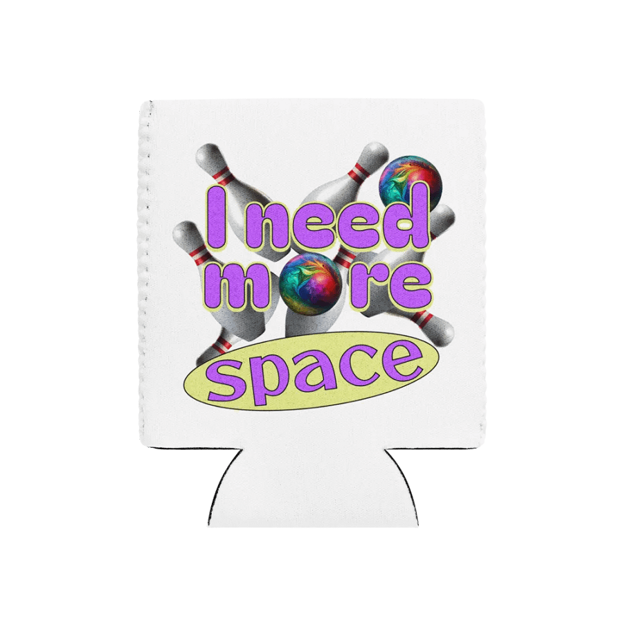 I Need More Space Bowling Cosmic Can Cooler product image (1)