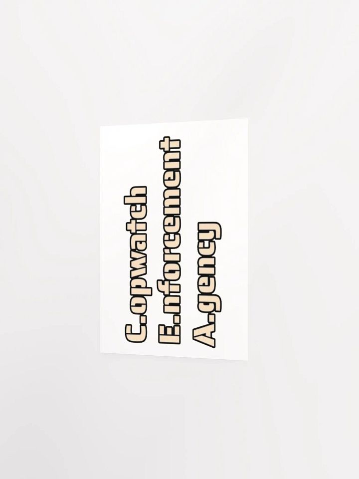 COPWATCH ENFORCEMENT AGENCY product image (2)