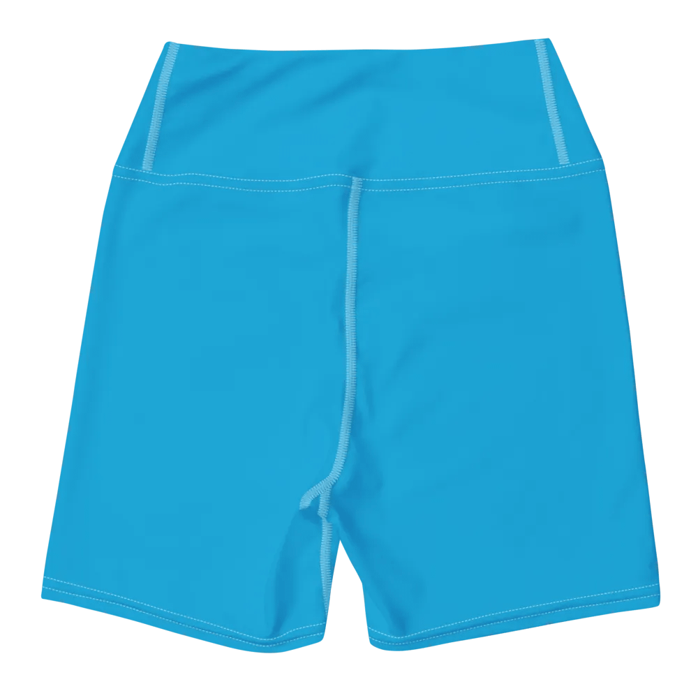 Sky Blue Yoga Shorts product image (8)