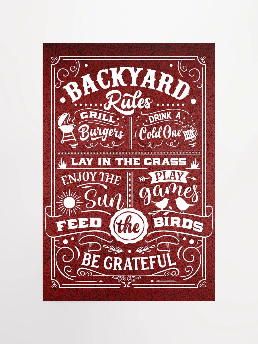 Backyard Bliss: Premium Poster product image (11)