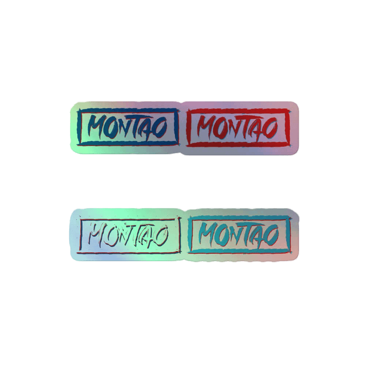 Montao Logo Holographic Stickers product image (2)