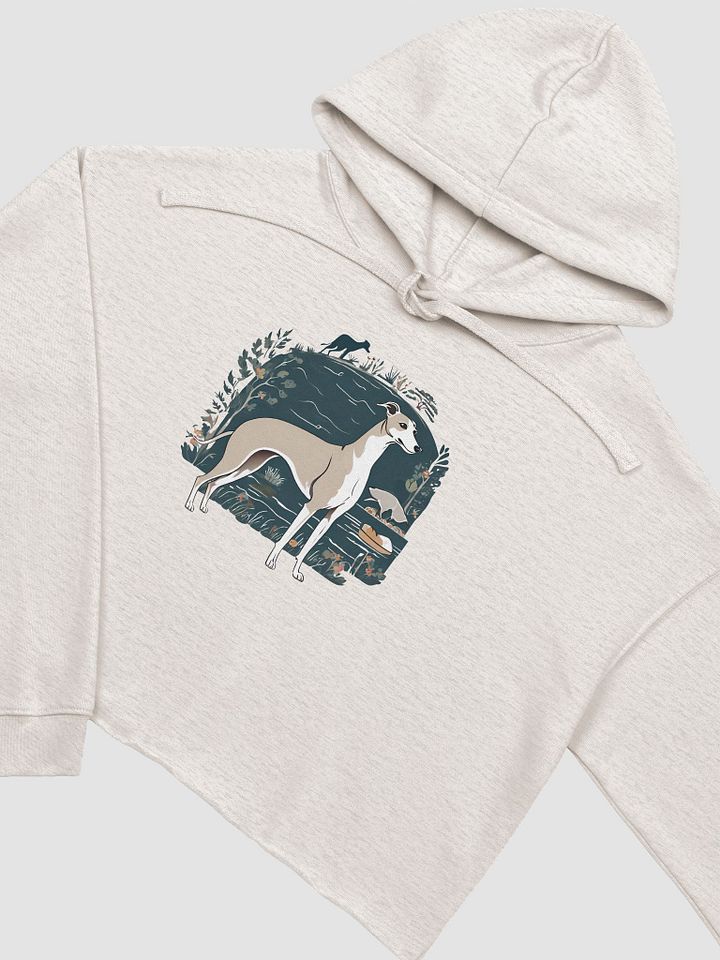 Botanical Greyhound Fleece Crop Hoodie product image (1)