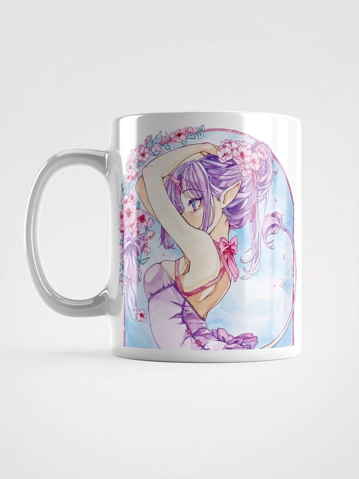 Unicorn and Lilac White Glossy Mug product image (2)