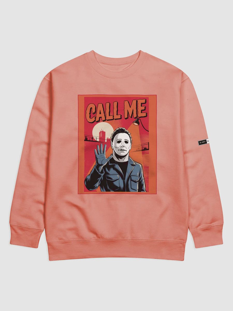 "CALL ME" premium cotton sweatshirt product image (3)