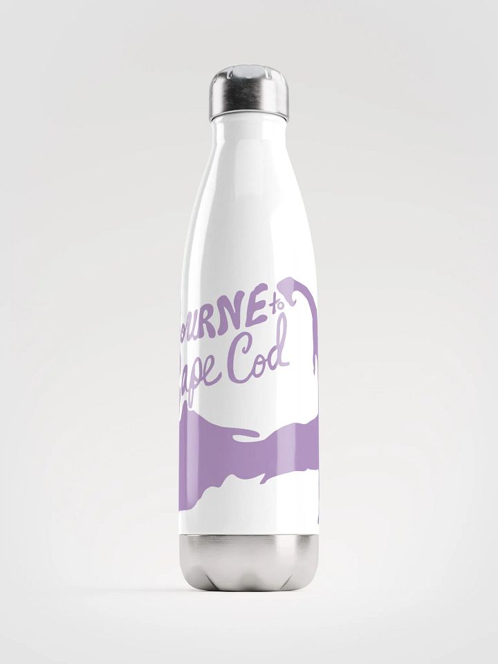 BOURNE to Cape Cod™ | Stainless Bottle | East Side Lavender on White 💧 product image (1)