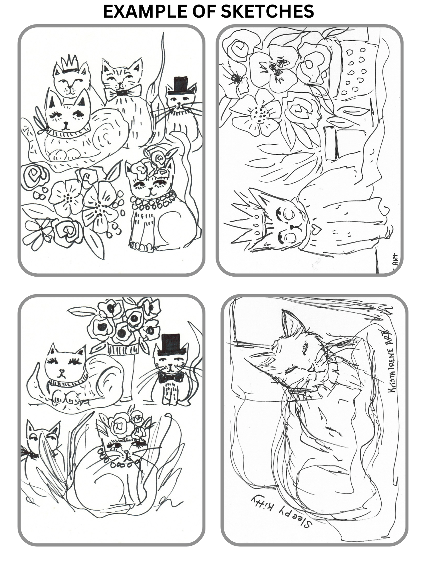 Cat Drawings & Cat Painting - (Downloadable/Printable eBooklet) product image (2)