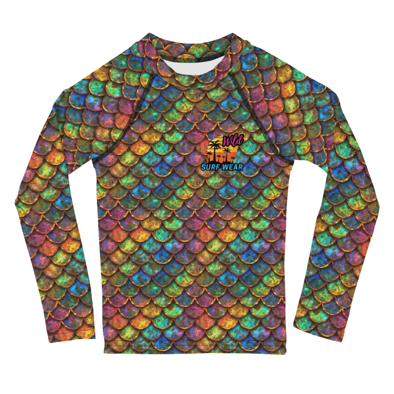 Wild Dragon Scale Kids Rash Guard #1 product image (1)