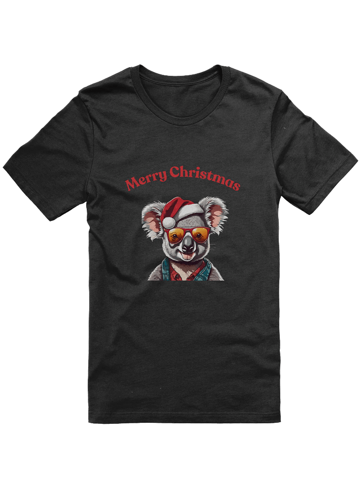 Festive Koala Merry Christmas T-Shirt - Red product image (1)