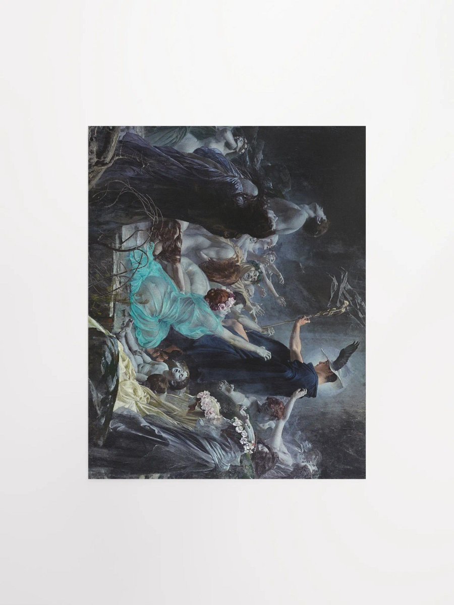 ''Souls on the Banks of the Acheron'' by Adolf Hirémy-Hirschl Poster product image (1)