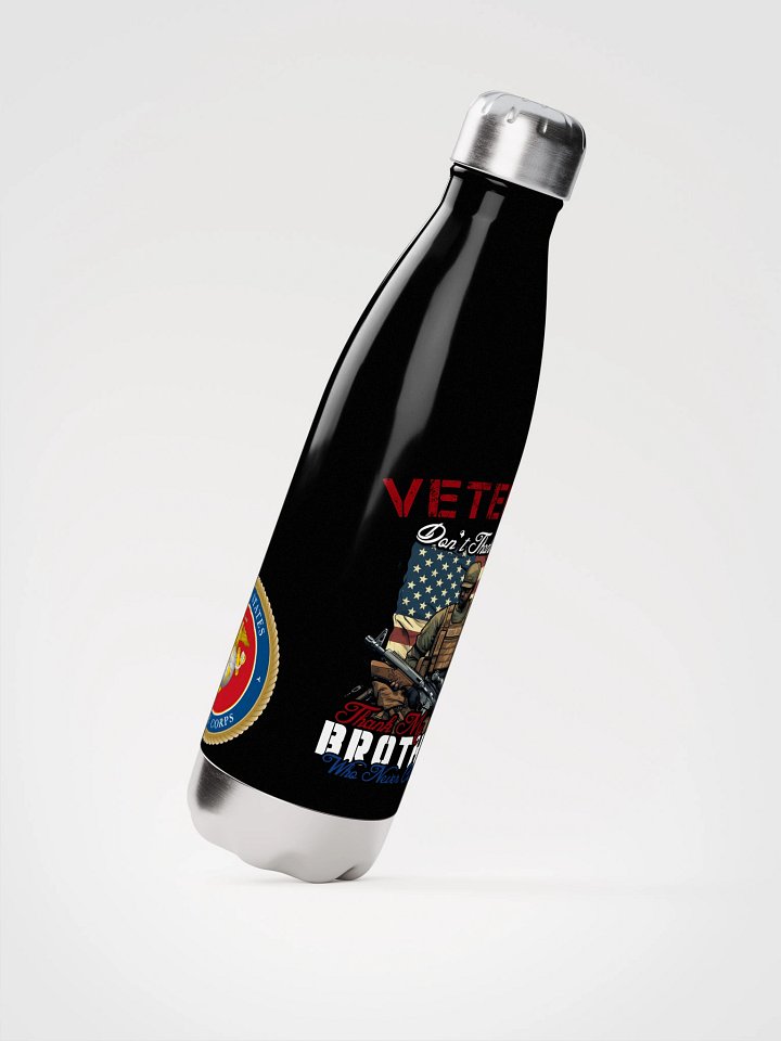 Veteran Tribute Stainless Steel Water Bottle product image (2)
