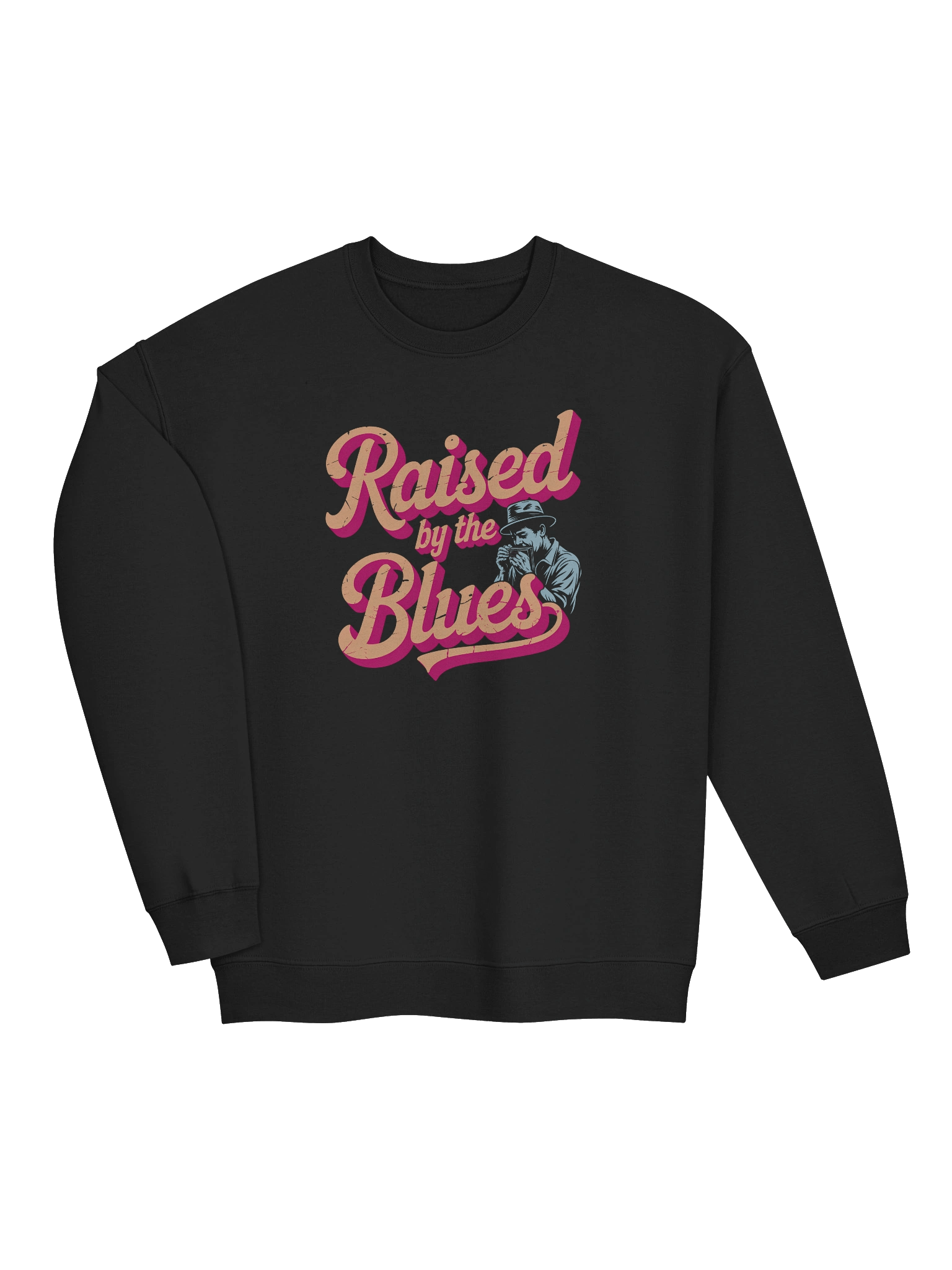 Raised by the Blues – Premium Sweatshirt (The Slogan Series) product image (3)