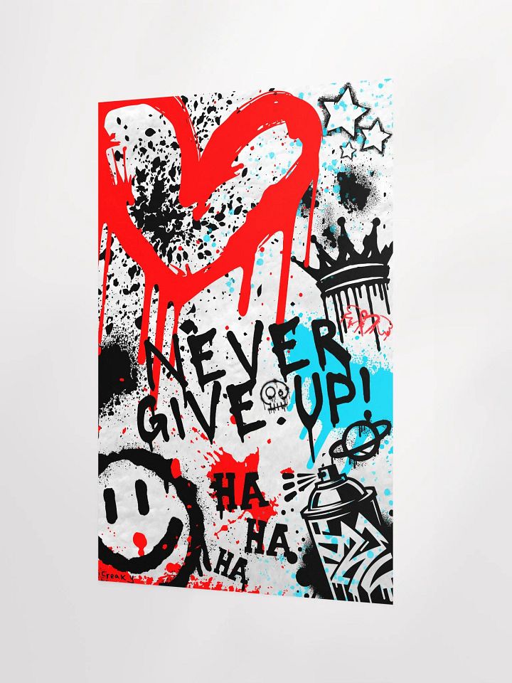 CB NEVER GIVE UP (white) product image (2)