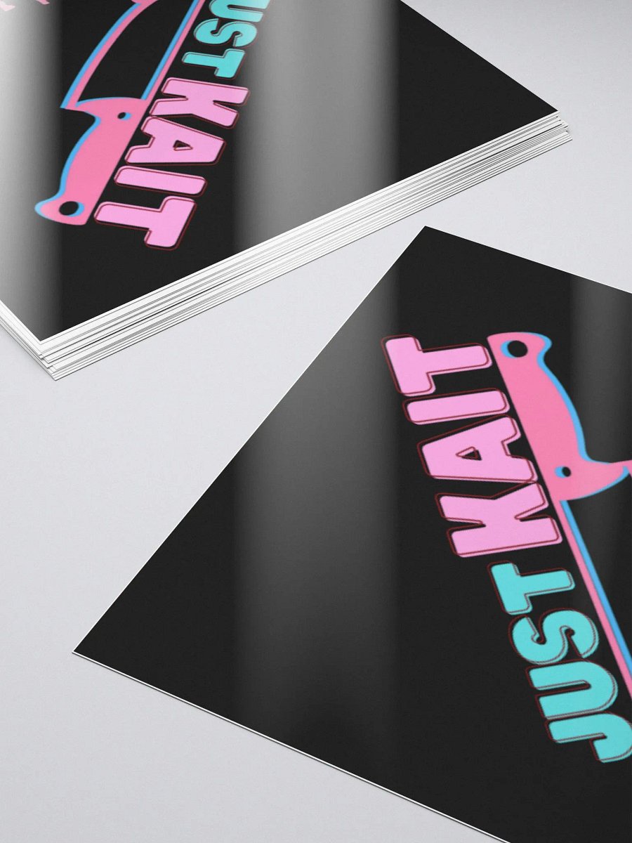 Black JustKaitNoLyn Sticker product image (5)